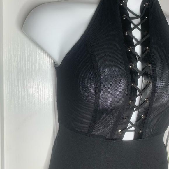 Black Dress Lace all around zipper, -New- Size Medium - Picture 7 of 11